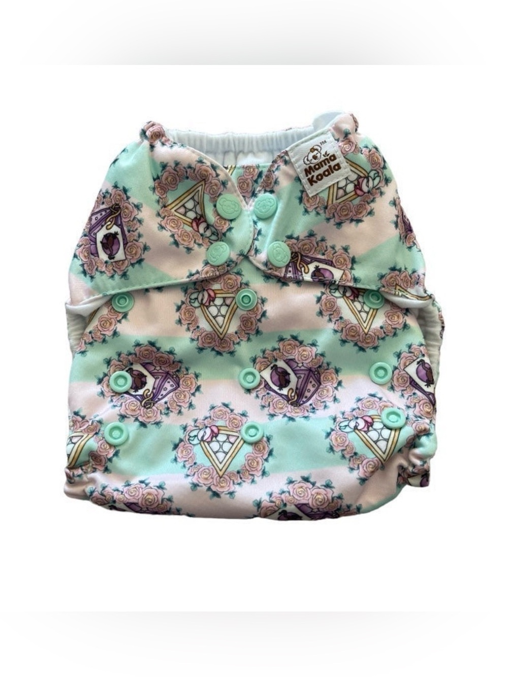 Mama Koala Harry Potter Chocolate Frogs Floral Cloth Diaper